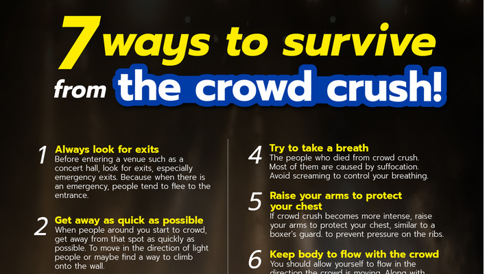7 ways to survive the crowd crush