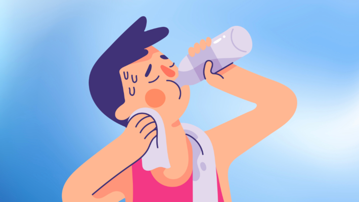 Warning, be careful! Don't let your body become dehydrated.